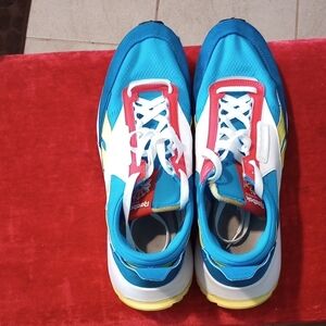 Reebok Blue and Red Sneakers